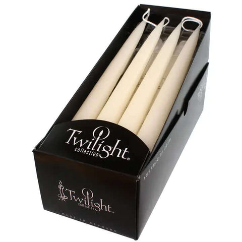 10" Off White Taper Candles (Set of 2) - Candle - Twilight Collection