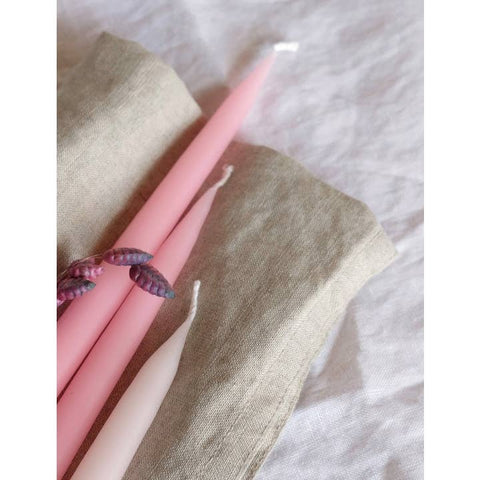 10" Pastel Rosa Taper Candles (Set of 2) - Candle - Twilight Collection