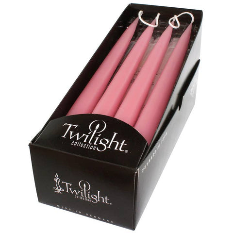 10" Pastel Rosa Taper Candles (Set of 2) - Candle - Twilight Collection