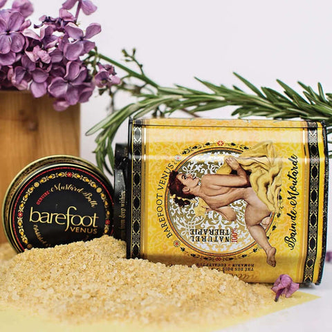 100% Natural Mustard Bath - Bath Soak - Barefoot Venus