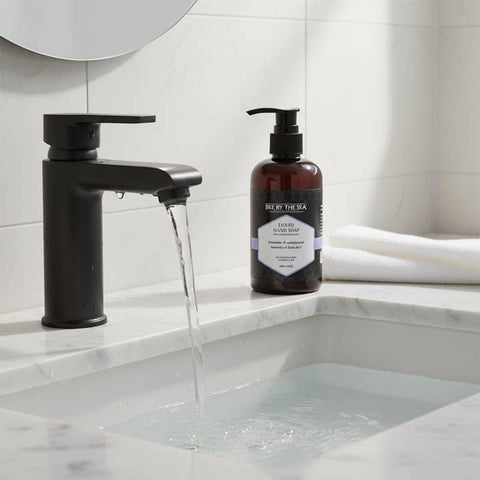 Canadian lavender cedarwood liquid hand soap by Bee by the Sea