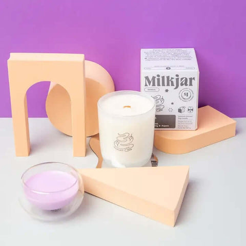 Aurora Candle - Candle - Milk Jar