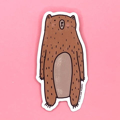 Bear Vinyl Sticker - Sticker - Little May Papery