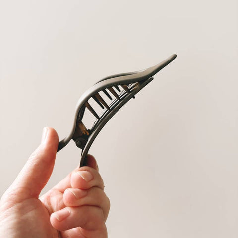 Black Lay Flat Hair Clip - Hair Accessory - Kitten Claws Clips