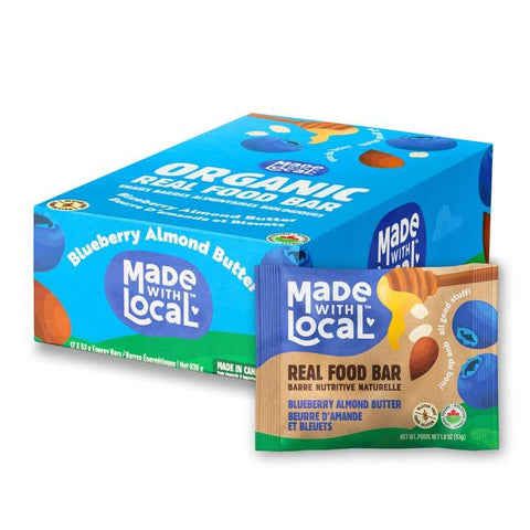 Blueberry Almond Butter | Organic Real Food Bar - Food - Made with Local