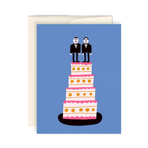 Boy Boy Wedding Card - Greeting Card - Paperole