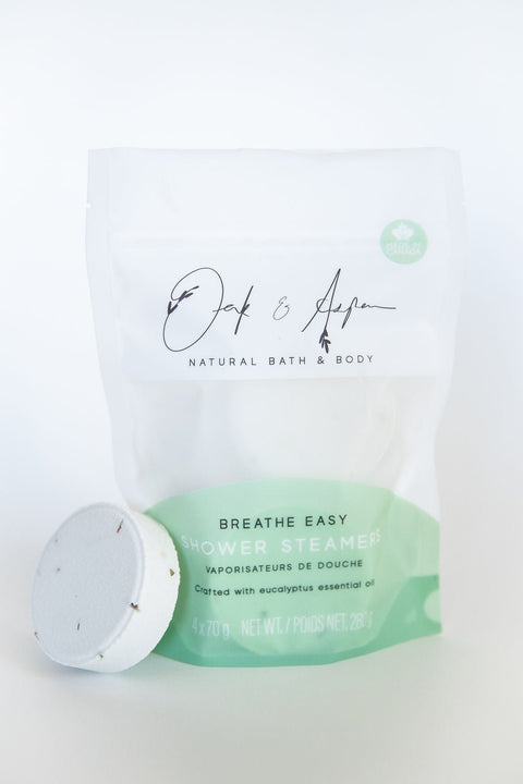 Breathe Easy Shower Steamers - Shower Steamer - Oak & Aspen Soapery