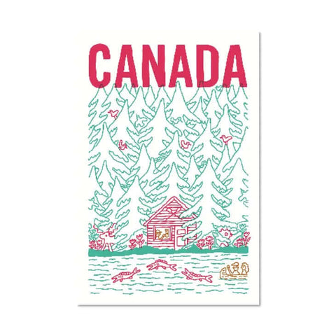 Canada Cabin Post Card - Postcard - Paperole