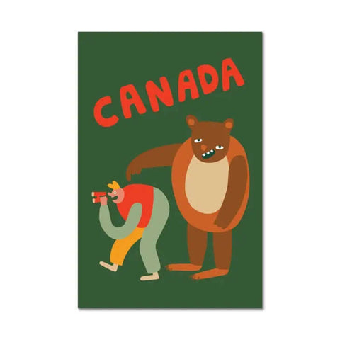 Canada Grizzly Post Card - Postcard - Paperole