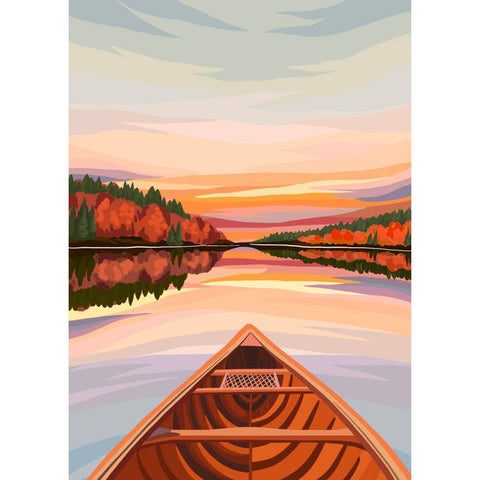 Canoeing At Dawn 500 - Piece Puzzle - Puzzle - Villager Puzzles