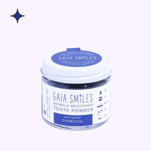 Charcoal Remineralizing Tooth Powder - Toothpaste - Gaia Smiles