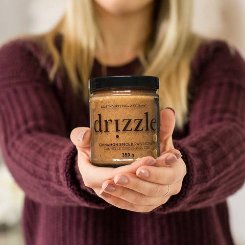 Cinnamon Spiced Raw Honey - Honey - Drizzle