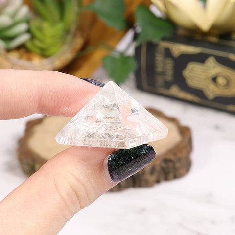 Clear Quartz Mini Pyramid - Crystal - The Local Boom Gift Shop
