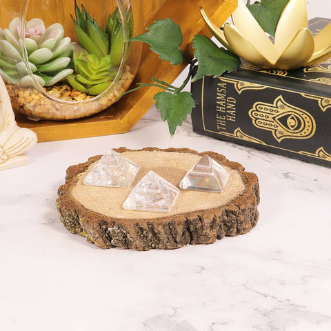 Clear Quartz Mini Pyramid - Crystal - The Local Boom Gift Shop