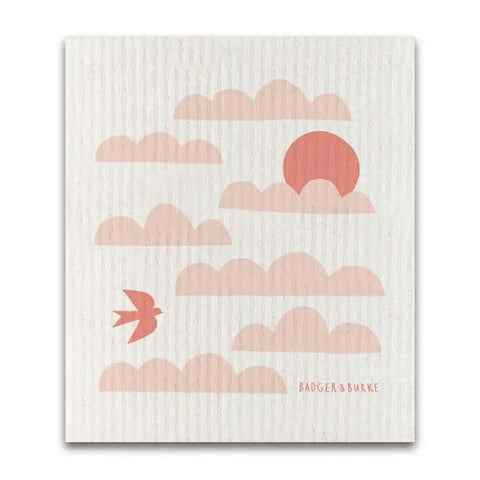 Cloudy Sky Swedish Dish Cloth - Cloth - Badger & Burke