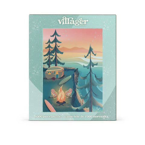 Coastal Camping 1000 - Piece Puzzle - Puzzle - Villager Puzzles