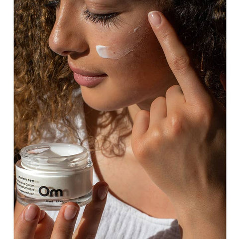 Coconut Dew Hyaluronic Moisture Cream - Facial Lotion - Om Organics