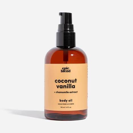 Coconut Vanilla Body Oil - Body Oil - Epic Blend
