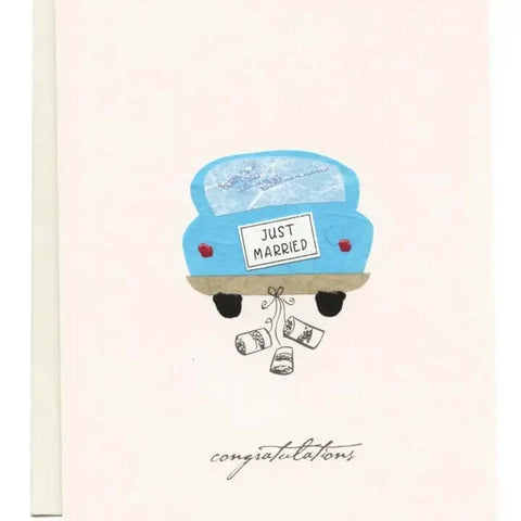 Congratulations Just Married Card - Greeting Card - Flaunt Cards
