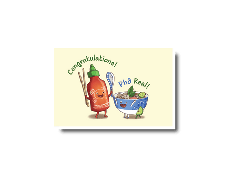 Congratulations! Phờ Real Card - Greeting Card - The Rice Paper Studio