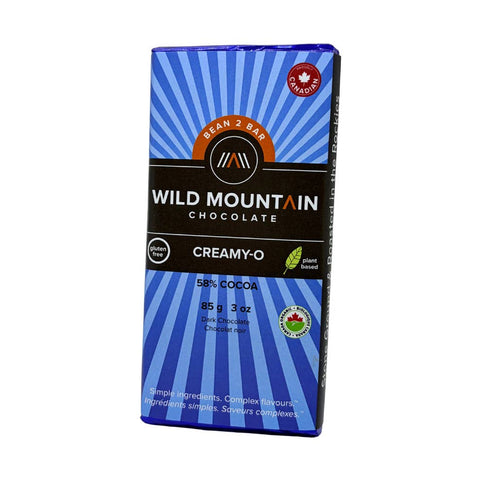 Creamy-O Vegan Chocolate Bar - Chocolate - Wild Mountain Chocolate