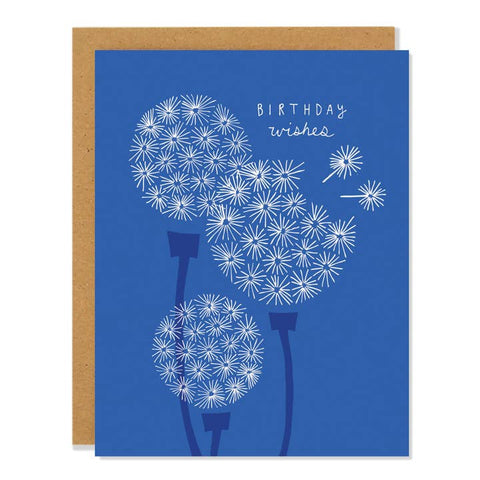 Dandelion Birthday Wishes Card - Greeting Card - Badger & Burke