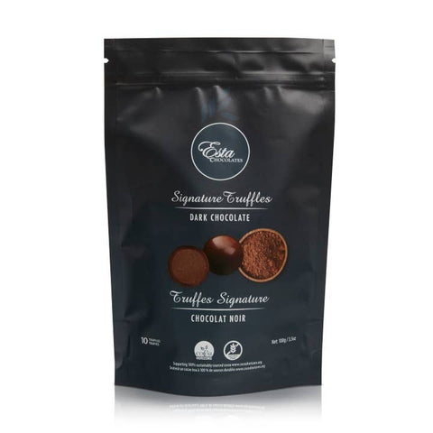 Dark Chocolate Truffle Pouch - Chocolate - Esta Chocolates