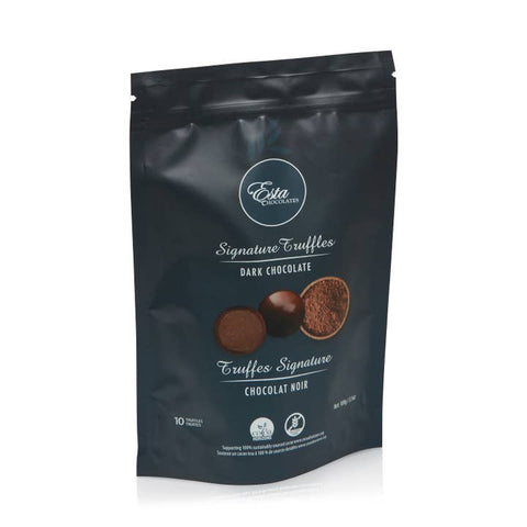 Dark Chocolate Truffle Pouch - Chocolate - Esta Chocolates