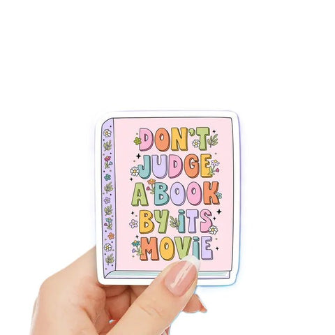 Don't Judge A Book By It's Movie Sticker - Sticker - Local Boom Gift Shop