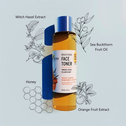 Canadian honey face toner with niacinamide and AHAs