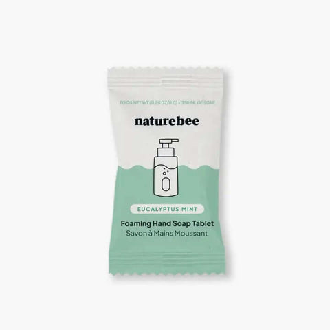 Eucalyptus Mint Foaming Hand Soap Tablet - Hand Soap - Nature Bee