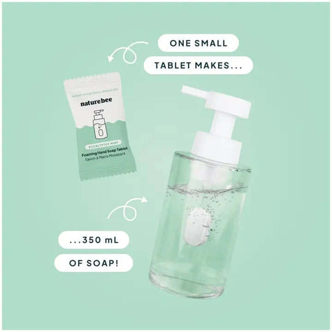 Eucalyptus Mint Foaming Hand Soap Tablet - Hand Soap - Nature Bee