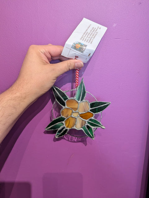 Flowers Stained Glass Ornaments - Craft - The Local Boom Gift Shop