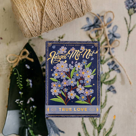 Forget - Me - Not (True Love) - Floriography Seed Packet - Soil - To & From Gift Co.
