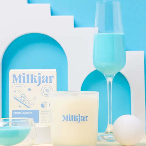 Fresh Laundry Candle - Candle - Milk Jar