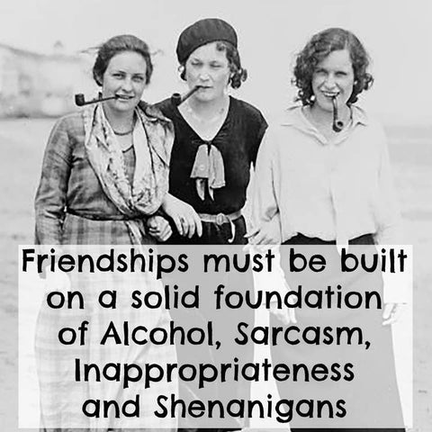 Friendships Must Be Built Magnet - Magnet - Raven's Rest Studio