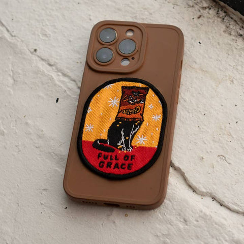 Full of Grace Cat Sticky Patch - Patches - Stay Home Club