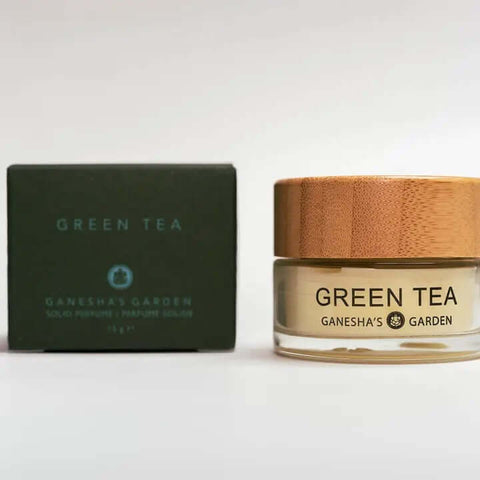 Ganesha's Garden Green Tea Solid Perfume - Perfume - Between Heaven & Earth