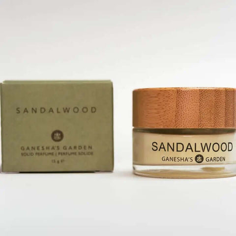 Ganesha's Garden Sandalwood Solid Perfume - Perfume - Between Heaven & Earth