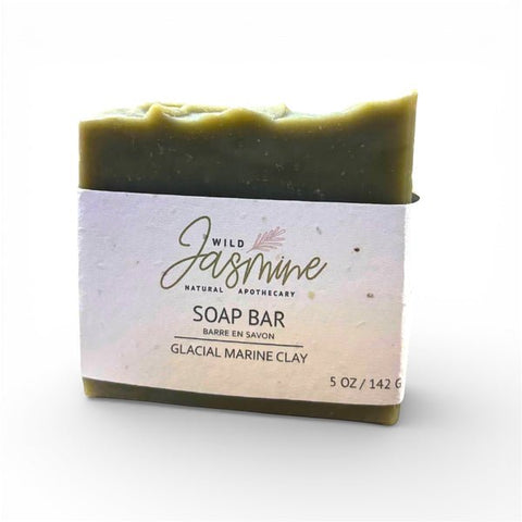 Glacial Marine Clay Unscented Soap Bar - Bar Soap - Wild Jasmine Natural Apothecary