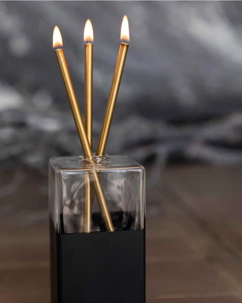 Everlasting candle gold finish