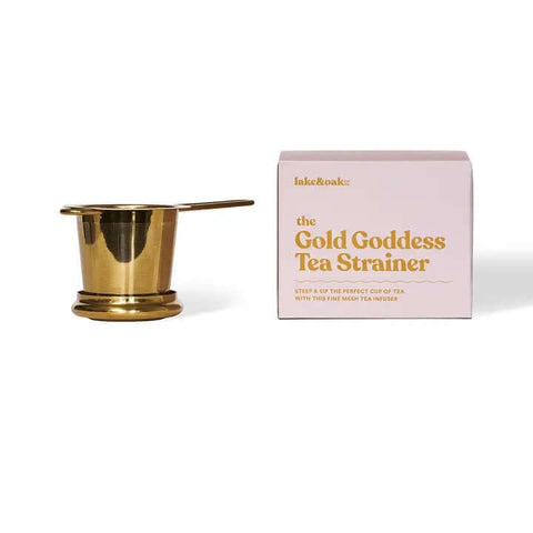 Gold Goddess Tea Strainer - Tea - Lake & Oak Tea