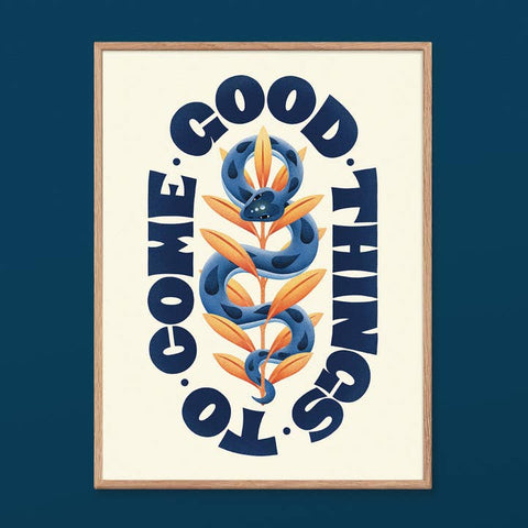 Good Things To Come Art Print - Art Print - Julie Solvstrom Illustration