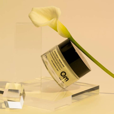 Gotu Kola + Squalane Hyaluronic Nourishing Cream - Facial Lotion - Om Organics