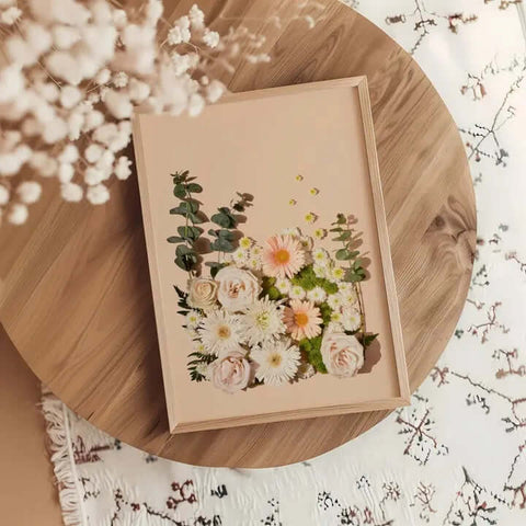 Heather Neutral Floral Photography Art Print - Art Print - Still Wild