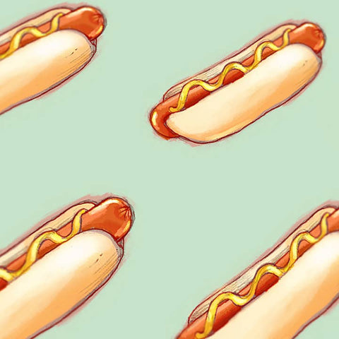 Hog - Dog Wiener Card - Greeting Card - Valérie Boivin Illustration