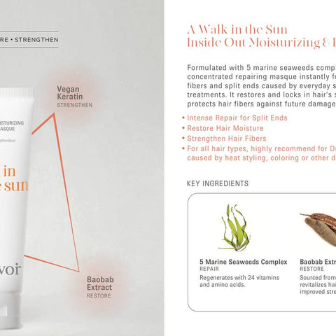 Inside Out Moisturizing & Repairing Masque - Hair Treatment - Voir Haircare