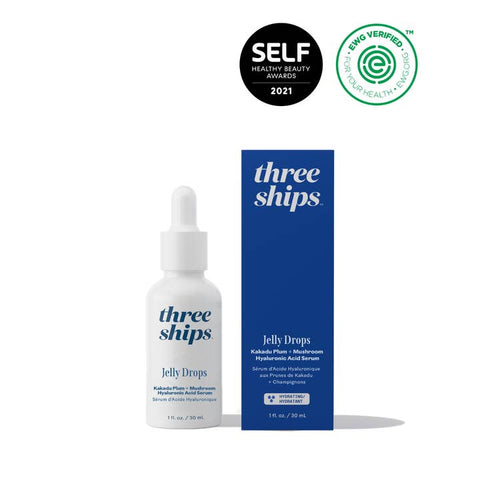 Jelly Drops Kakadu Plum + Mushroom Hyaluronic Acid Serum - Facial Oil - Three Ships Beauty