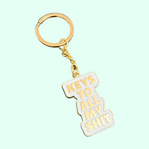 Keys To All My Shit Keychain - Keychain - Creativien Studio