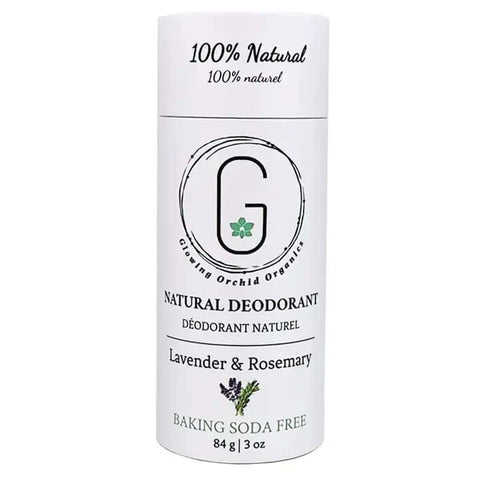 Lavender & Rosemary Deodorant - Deodorant - Glowing Orchid Organics